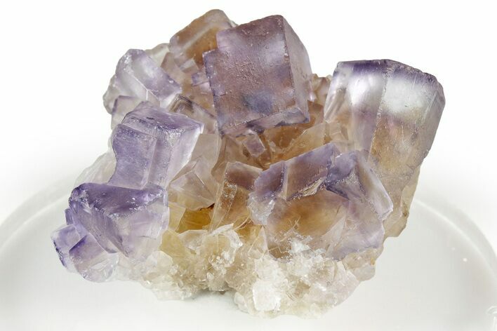 Purple Fluorite Crystal Cluster - Chiapas, Mexico #355913